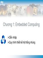 Bài Giảng Hệ Thống Nhúng (Embedded Computing)