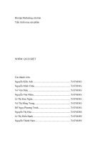 BT NHÓM MARKETING CĂN BẢN CHƯƠNG 1  TIẾN TRÌNH MUA 1 SẢN PHẨM