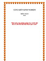 skkn hai phương pháp giúp học sinh đổi đơn vị đo độ dài đạt hiệu quả cao