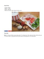 Đậm đà cá basa kho riềng