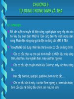 chương 6 tự dùng trong nhà NMĐ và TBA