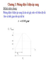 CHƯƠNG 3 PHÓNG điện ở điện áp XUNG 