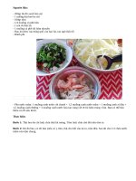 Cách làm gỏi đu đủ tôm thịt đơn giản mà ngon