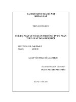 Chế độ pháp lý về quản trị công ty cổ phần theo luật doanh nghiệp 