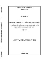 Quan chế thời hậu lê   những nội dung cơ bản và giá trị kế thừa trong sự nghiệp xây dựng nhà nước pháp quyền việt nam hiện na 