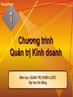 Tổng quan về chiến lược và quản trị chiến lược