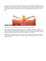 Vitamin D giúp bệnh nhân ung thư sống lâu