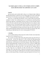 XÁC ĐỊNH As(III) VÀ TỔNG As VÔ CƠ TRONG NƯỚC TỰ NHIÊN BẰNG PHƯƠNG PHÁP VONAMPE HÒA TAN CATOT