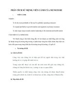 phân tích sứ mệnh viễn cảnh của công ty MUNICH RE