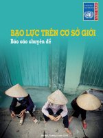 Bạo lực trên cơ sở giới  báo cáo chuyên đề