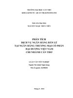 phân tích dịch vụ ngân hàng bán lẻ tại ngân hàng thương mại cổ phần đại dương việt nam chi nhánh cần thơ