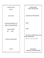 Người thay mặt theo pháp luật trong luật doanh nghiệp 2005 