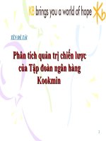 Quản trị chiến lược của tập đoàn ngân hàng KOOKMIN 