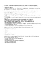 QUAN SÁT, TƯỞNG TƯỢNG, SO SÁNH TRONG VĂN MIÊU TẢ