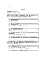 Nợ công và sự tác động của nó đến tăng trưởng kinh tế việt nam giai đoạn 2006-2013