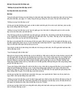 Bình luận câu nói của Chủ tịch Hồ Chí Minh Không có gì quý hơn độc lập, tự do