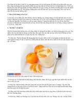 Cách mẹ kết hợp thực phẩm 