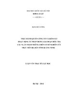 Thực hiện hợp đồng mua bán hàng hóa theo pháp luật việt nam  luận văn ths  luật 