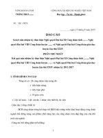 Báo cáo sơ kết nhiệm kỳ của công đoàn