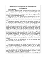 Một số kinh nghiệm về công tác chủ nhiệm