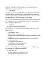 Báo cáo tóm tắt về quá trình học tập, làm việc tại israel (chuyên ngành chăn nuôi )