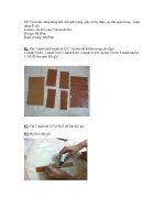 Hướng dẫn làm ví nữ.