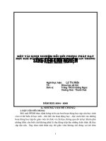 Một số phương pháp đổi mới trong dạy học địa lý 7