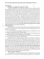 Xây dựng và phát triển công cụ phái sinh chỉ số chứng khoán tại việt nam