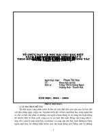 đổi mới phương pháp dạy học trong dạy học câu đặc biệt