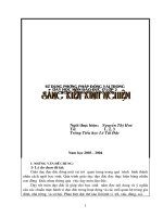 sử dụng phương pháp đóng vai trong dạy văn học