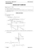 Chuyên đề khảo sát hàm số ôn thi THPT Quốc Gia 2016