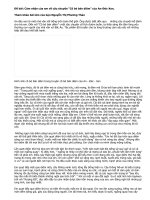 Cảm nhận về truyện cô bé bán diêm của An Đéc Xen