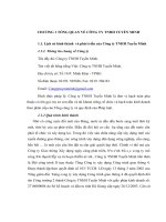 Báo cáo thực tập kế toán chi phí lương công ty Tuyến Minh TP Hậu Giang (65 trang)