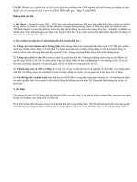 Câu 90: Các sự kiện lớn của lịch sử thế giới những năm 80