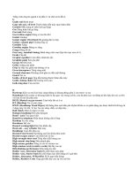 Tiếng Anh chuyên ngành ô tô ( G  L)