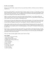 Topic 58: Describe your last holiday