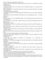 TOPICS TALKING dành cho hs tiểu học thi hùng biện