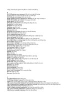 Tiếng Anh chuyên ngành ô tô ( R  W)