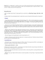 Câu 87: Bốn con Rồng kinh tế ở châu Á