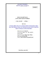 SKKN sử dụng biểu mẫu của google drive nhằm khắc phục hạn chế trong đánh giá cán bộ, giáo viên ở trường THPT võ thị sáu – tỉnh vĩnh phúc