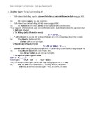 THE SIMPLE PAST TENSE  THÌ QUÁ KHƯ ĐƠN