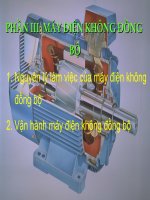 PHẦN III máy điện KHÔNG ĐỒNG bộ 