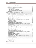 Đồ án kỹ thuật phản ứng