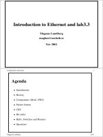 Introduction to Ethernet and lab3.3