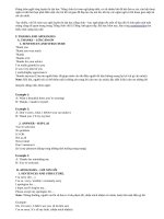 1 số chú ý về chức năng giao tiếp trong đề thi đại học