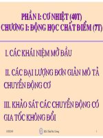 Bài giảng môn Vật lý đại cương