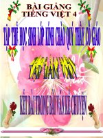 Bài giảng tiếng việt 4 tuần 12 bài tập làm văn   kết bài trong văn kể chuyện 