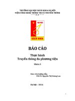 Báo cáo thực hành truyền thông đa phương tiện