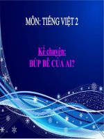 Bài giảng tiếng việt 4 tuần 14 bài kể chuyện   búp bê của ai 