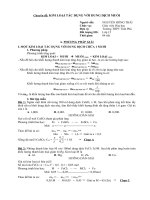 Chuyên đề KIM LOẠI tác DỤNG với DUNG DỊCH MUỐI 